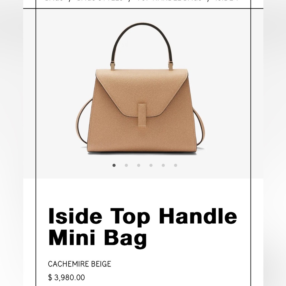 Iside Top Handle Mini Bag
Originally price 
$ 3,980.00
